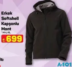 ERKEK SOFTSHELL KAPŞONLU MONT fiyat ve kampanya bilgisi